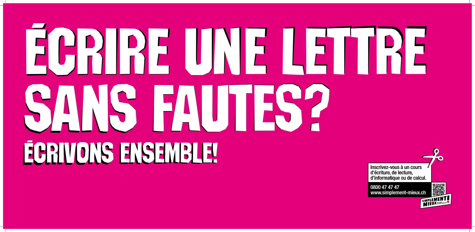 Affiches Railboard Écrire