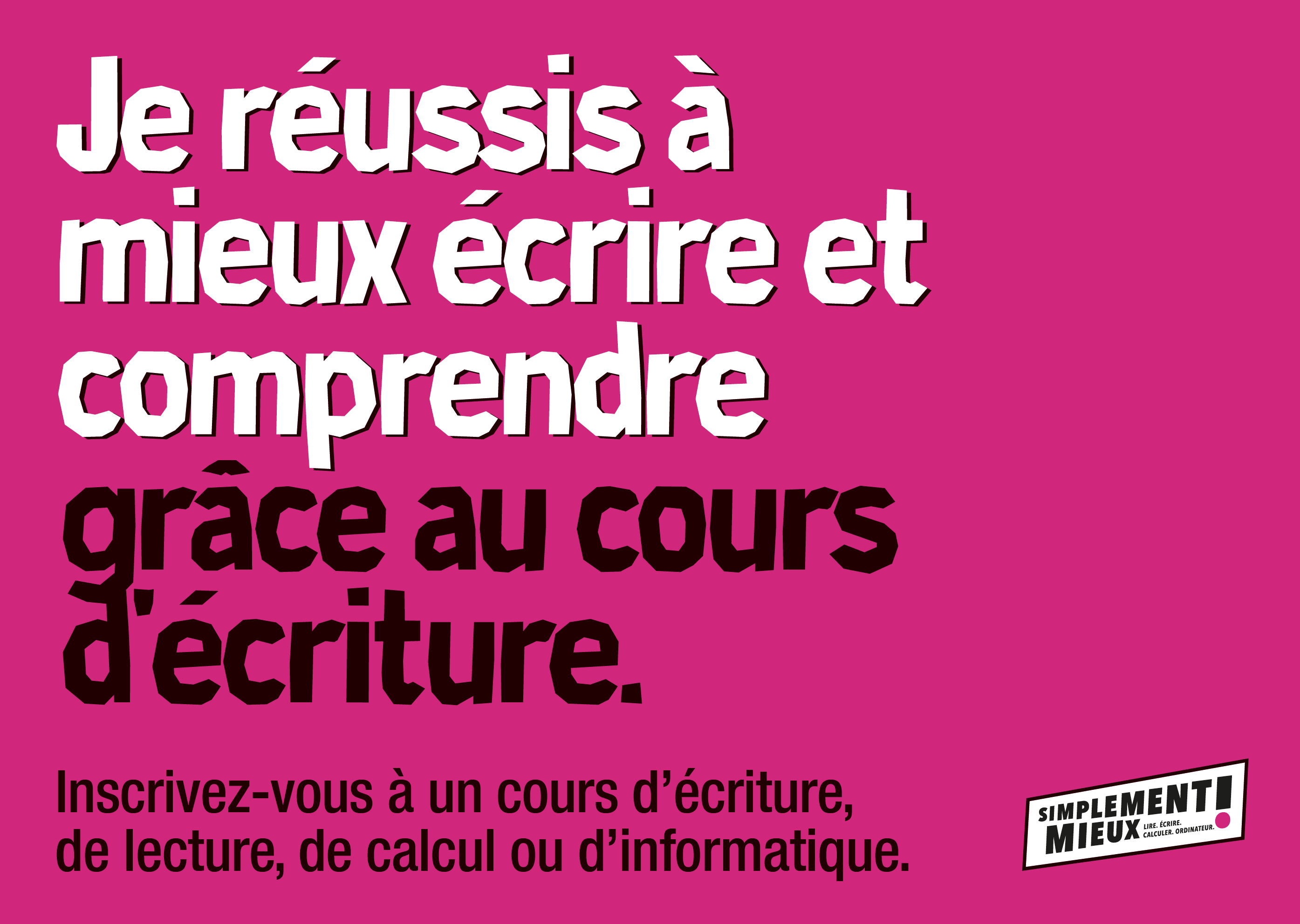 Carte postale A6 – Écrire (2024)