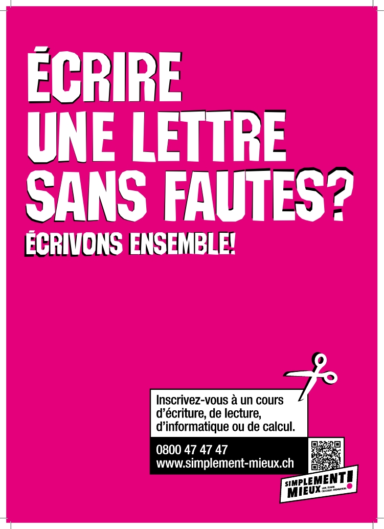 Carton sospendu 25x35 Écrire